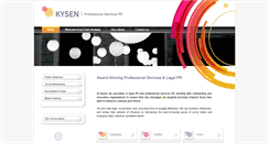 Desktop Screenshot of kysenpr.co.uk